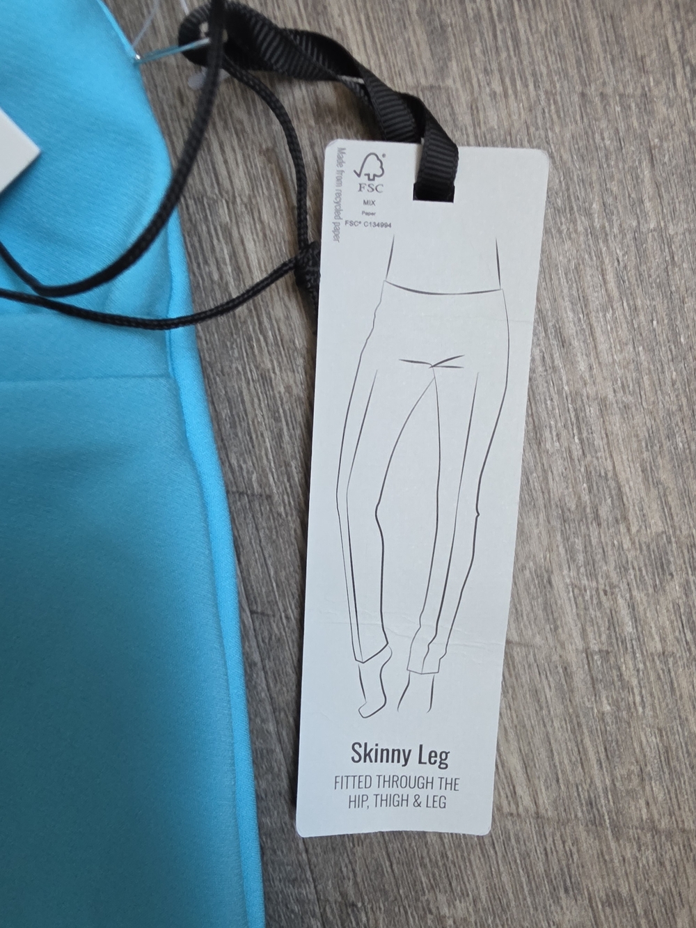 Rachel Zoe Bright Turquoise Straight-Leg Pants - Picture 3 of 7